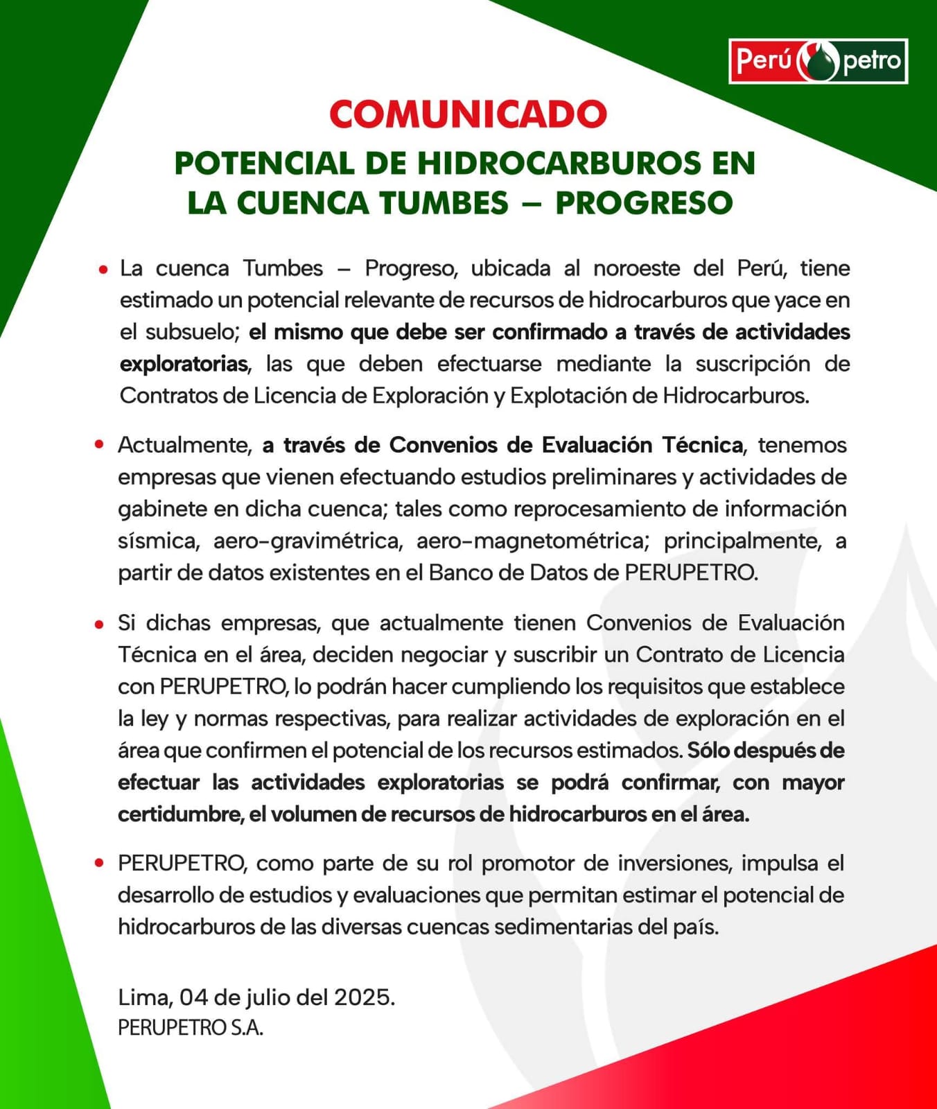 Comunicado Petrolero 2